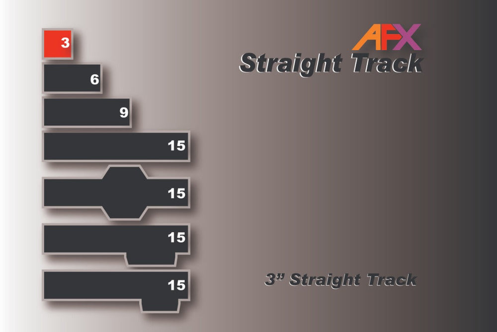 AFX Racing Track Straight 3" (2pcs) 70607 (ONLINE ORDER ONLY)