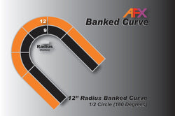 AFX Racing Track BnkdCurve 12"R Set 70625 (ONLINE ORDER ONLY)