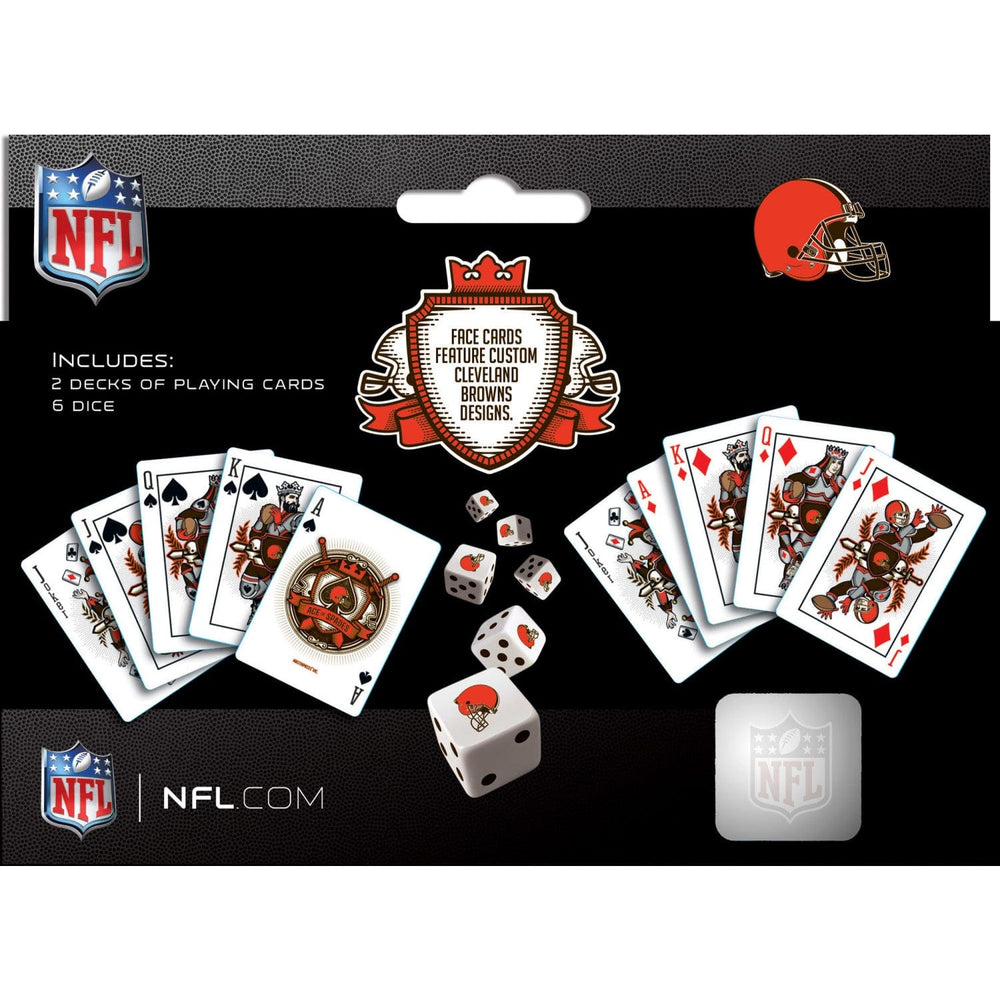 Cleveland Browns - 2-Pack Playing Cards & Dice Set (ONLINE ORDER ONLY)