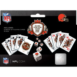 Cleveland Browns - 2-Pack Playing Cards & Dice Set (ONLINE ORDER ONLY)