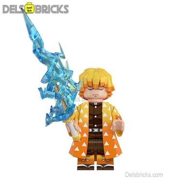 Agatsuma Zenitsu Demon Slayer Anime Lego Minifigures Custom Toys 2 (ONLINE ORDER ONLY)