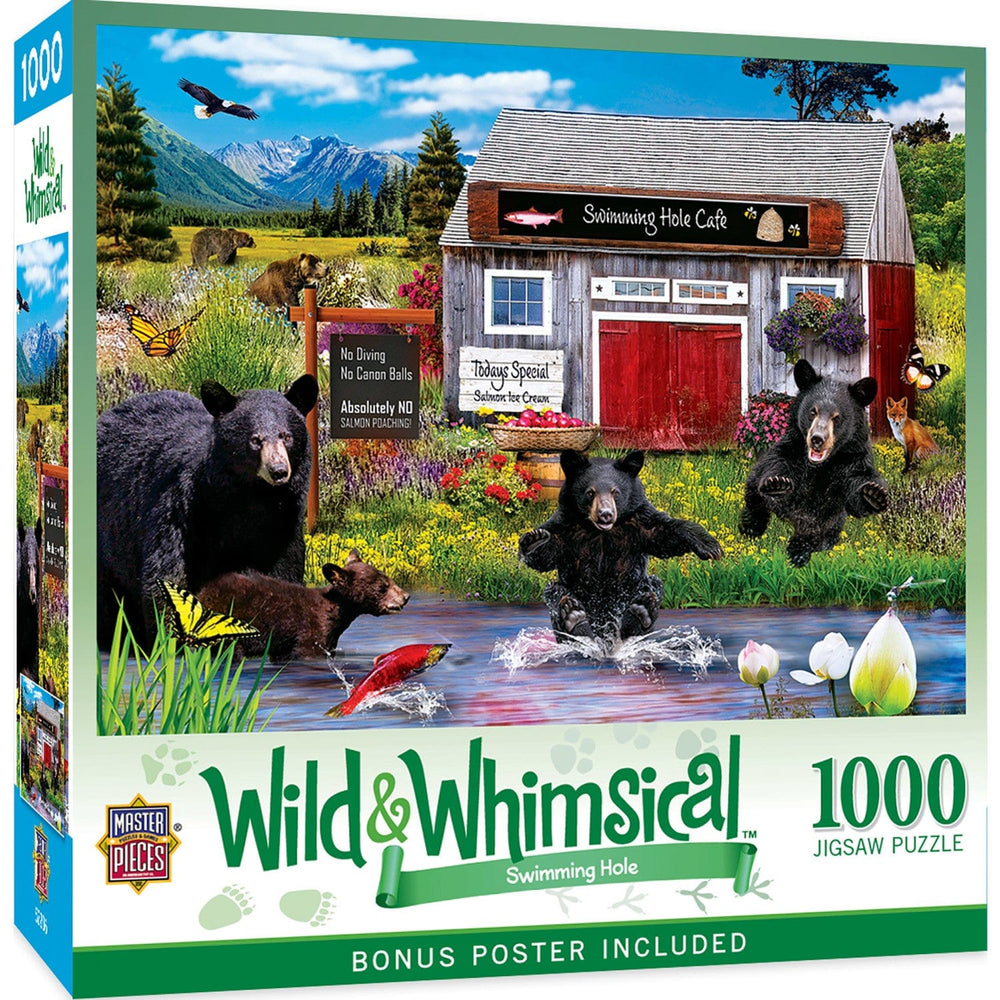 Wild & Whimsical - Swimming Hole 1000 Piece Jigsaw Puzzle (ONLINE ORDER ONLY)
