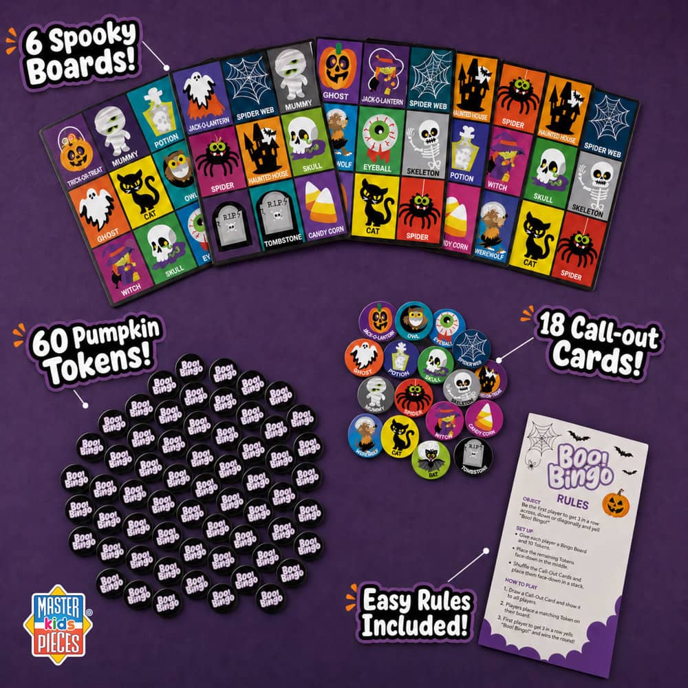 Halloween Boo! Bingo Game