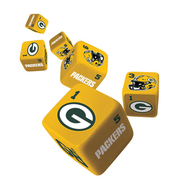 Green Bay Packers Dice Set - 19mm (ONLINE ORDER ONLY)