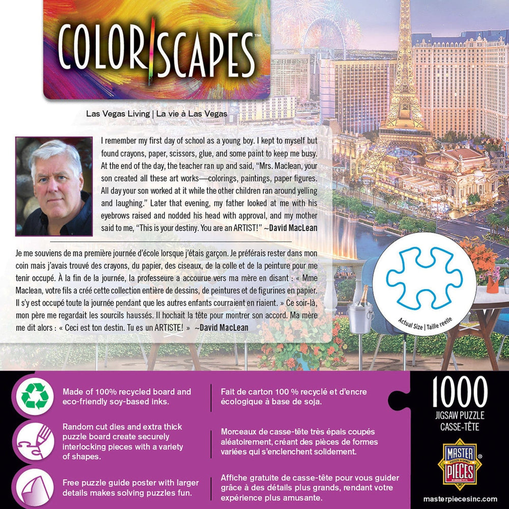 Colorscapes - Las Vegas Living 1000 Piece Jigsaw Puzzle (ONLINE ORDER ONLY)