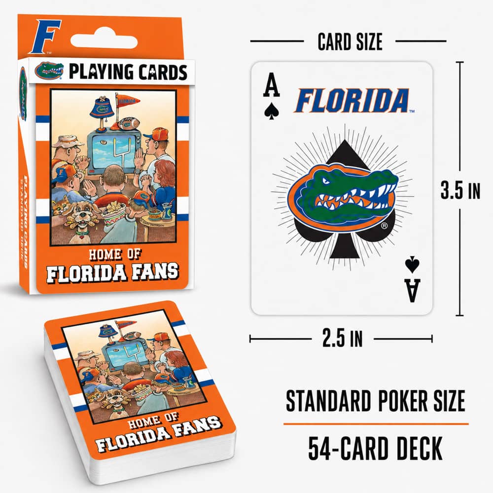 Florida Gators Fan Deck Playing Cards - 54 Card Deck