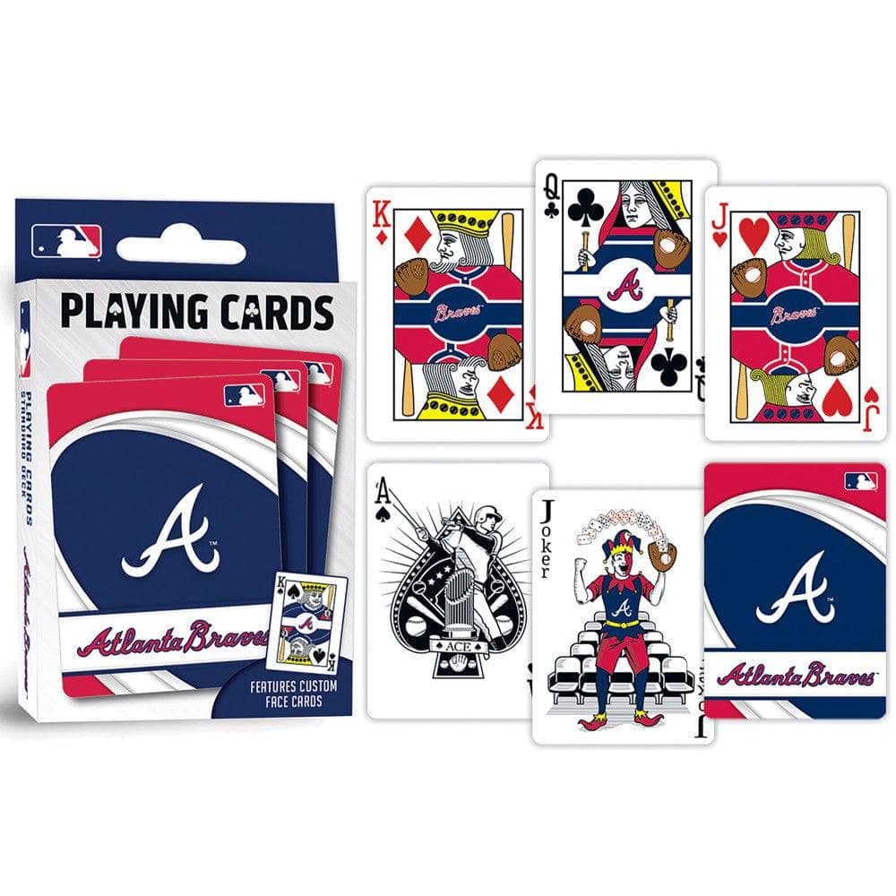 Atlanta Braves Playing Cards - 54 Card Deck (ONLINE ORDER ONLY)