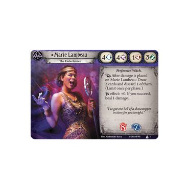 Arkham Horror LCG: Investigator Deck - Marie Lambeau