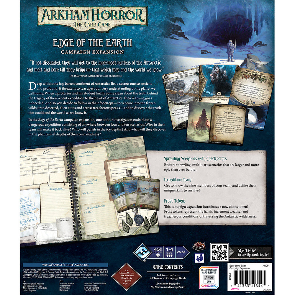 Arkham Horror LCG:  Edge of the Earth Campaign Expansion (ONLINE ORDER ONLY)