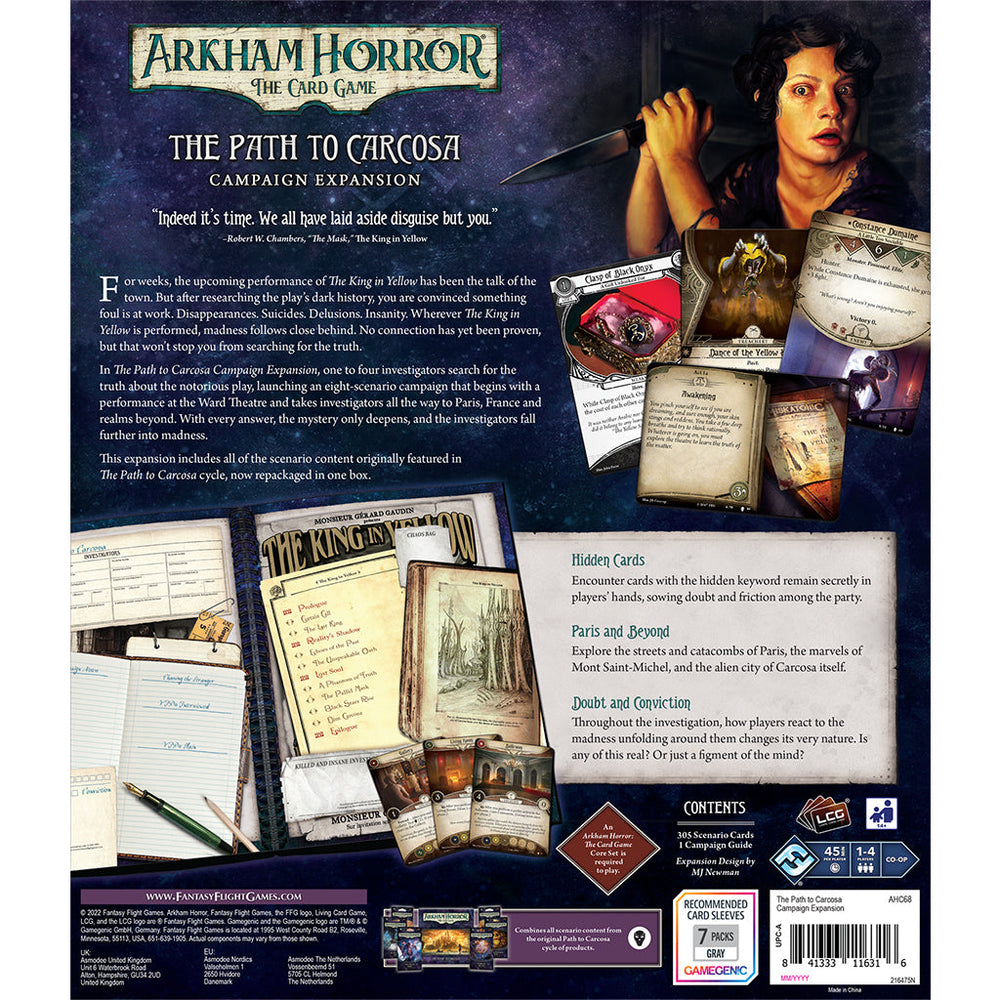 Arkham Horror LCG: The Path to Carcosa Campaign Expansion (ONLINE ORDER ONLY)