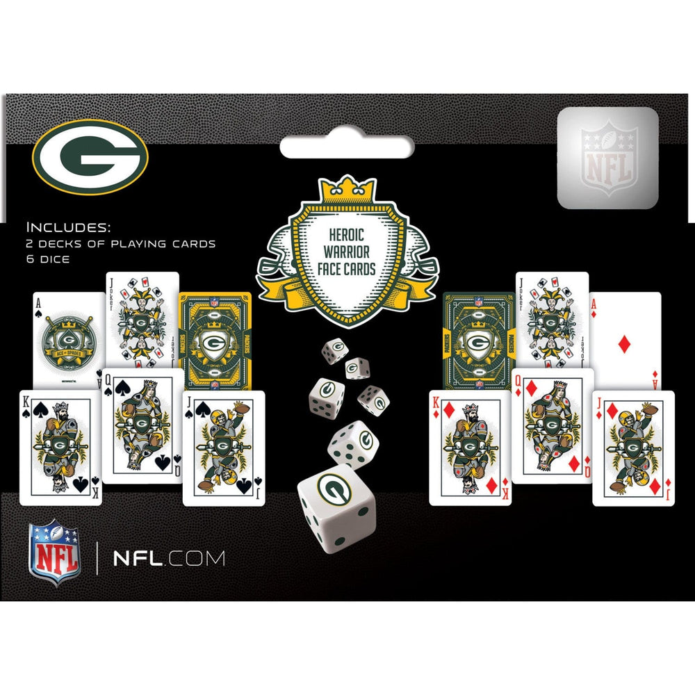 Green Bay Packers - 2-Pack Playing Cards & Dice Set (ONLINE ORDER ONLY)