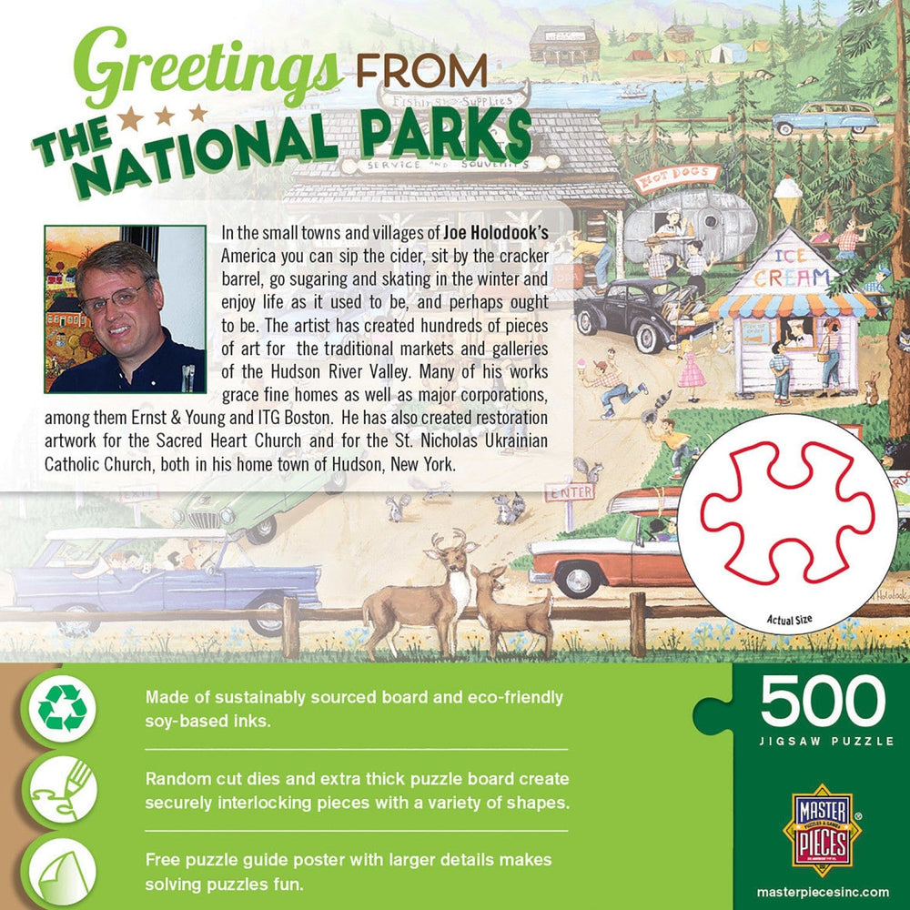 Greetings From The National Parks - 500 Piece Jigsaw Puzzle (ONLINE ORDER ONLY)