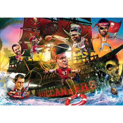 Tampa Bay Buccaneers - All Time Greats 500 Piece Jigsaw Puzzle (ONLINE ORDER ONLY)