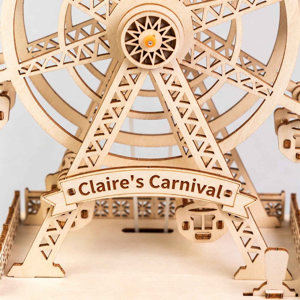 DIY Wooden Ferris Wheel Music Box Kit (ONLINE ORDER ONLY)
