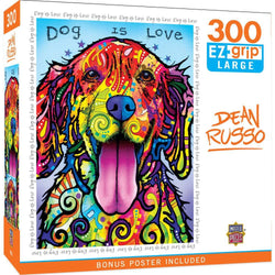 Dean Russo - Dog is Love 300 Piece EZ Grip Jigsaw Puzzle (ONLINE ORDER ONLY)