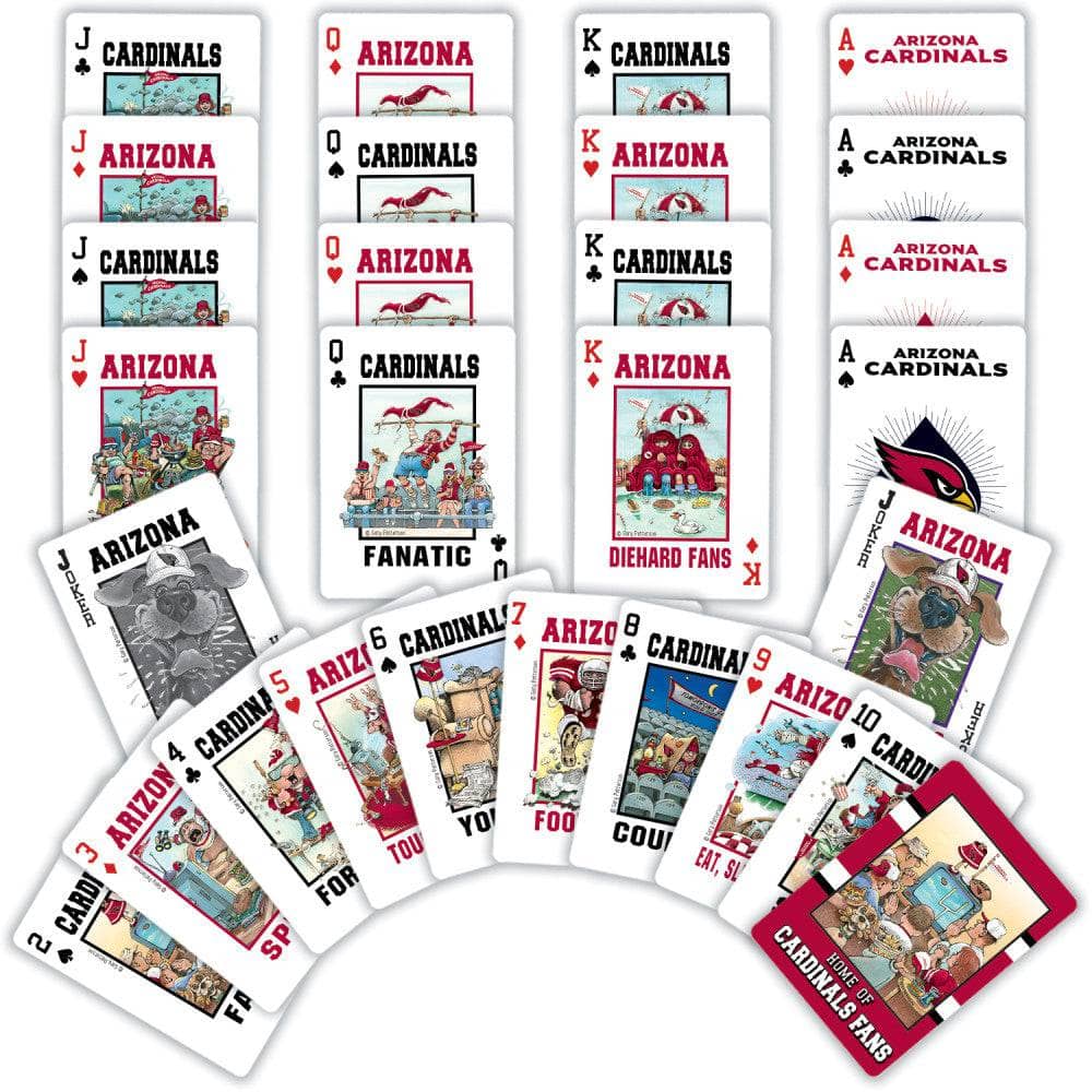 Arizona Cardinals Fan Deck Playing Cards - 54 Card Deck