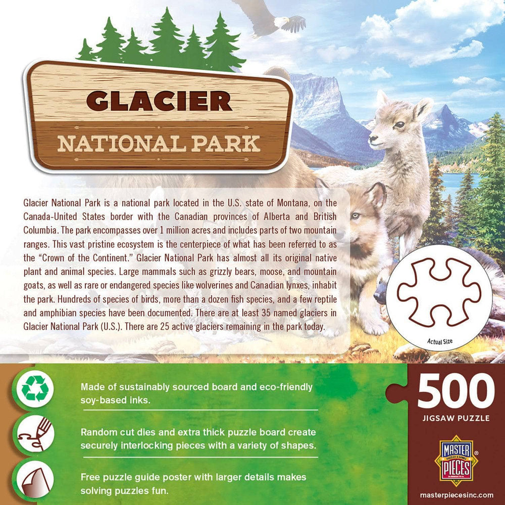 Glacier National Park 500 Piece Jigsaw Puzzle (ONLINE ORDER ONLY)