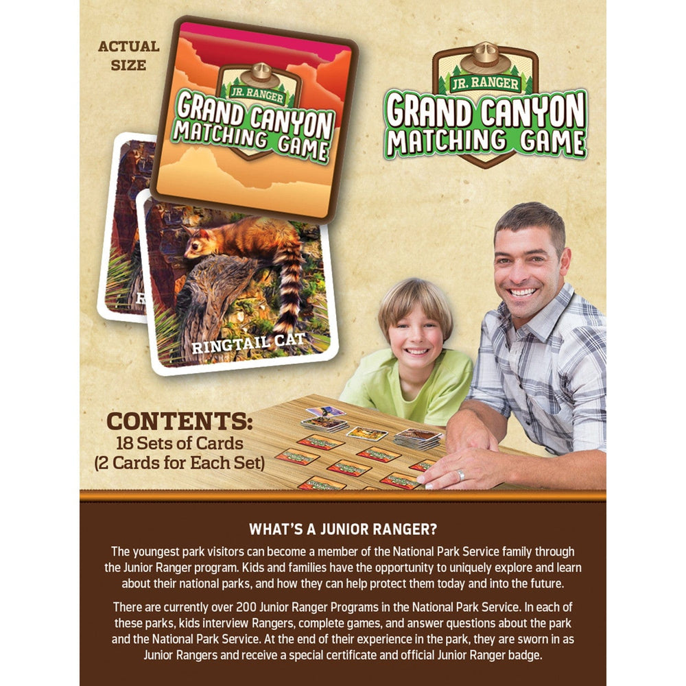 Jr. Ranger - Grand Cayon Matching Game (ONLINE ORDER ONLY)