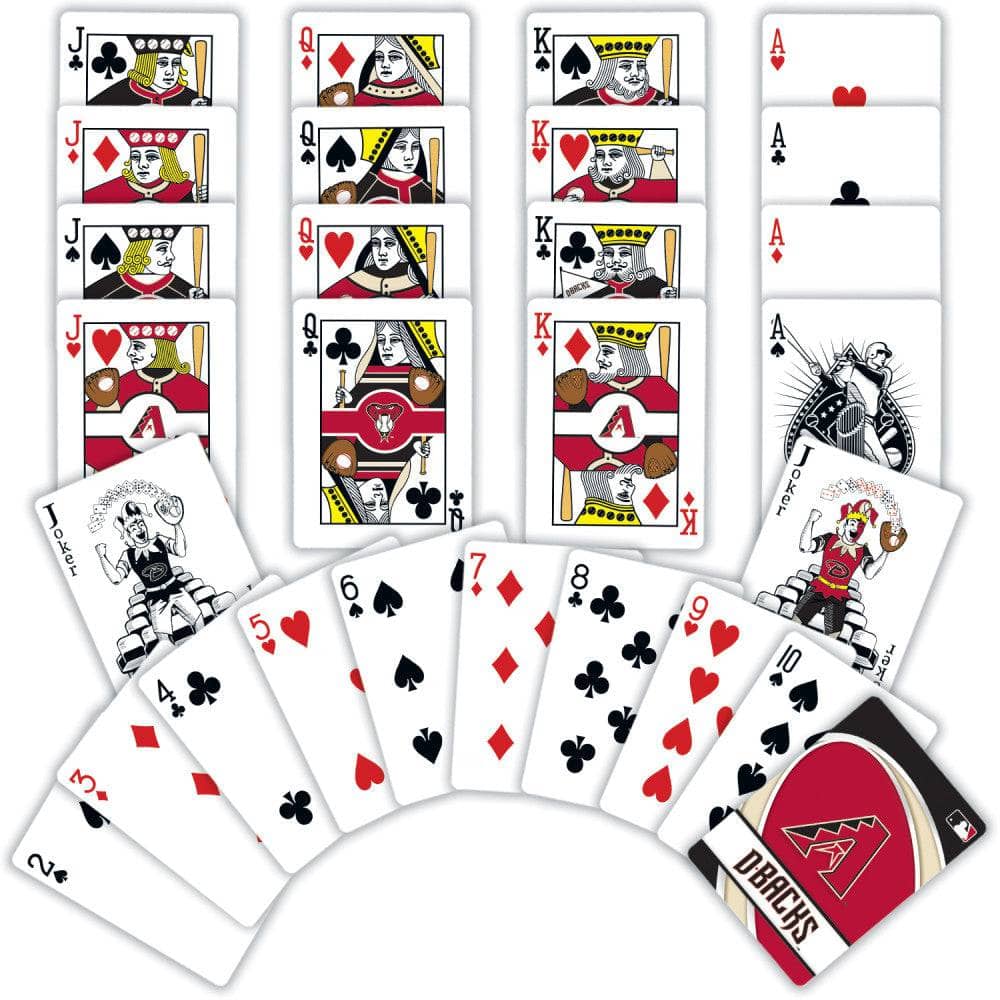 Arizona Diamondbacks Playing Cards - 54 Card Deck (ONLINE ORDER ONLY)