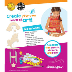 Unicorn Wind Chime Wood Craft & Paint Kit (ONLINE ORDER ONLY)