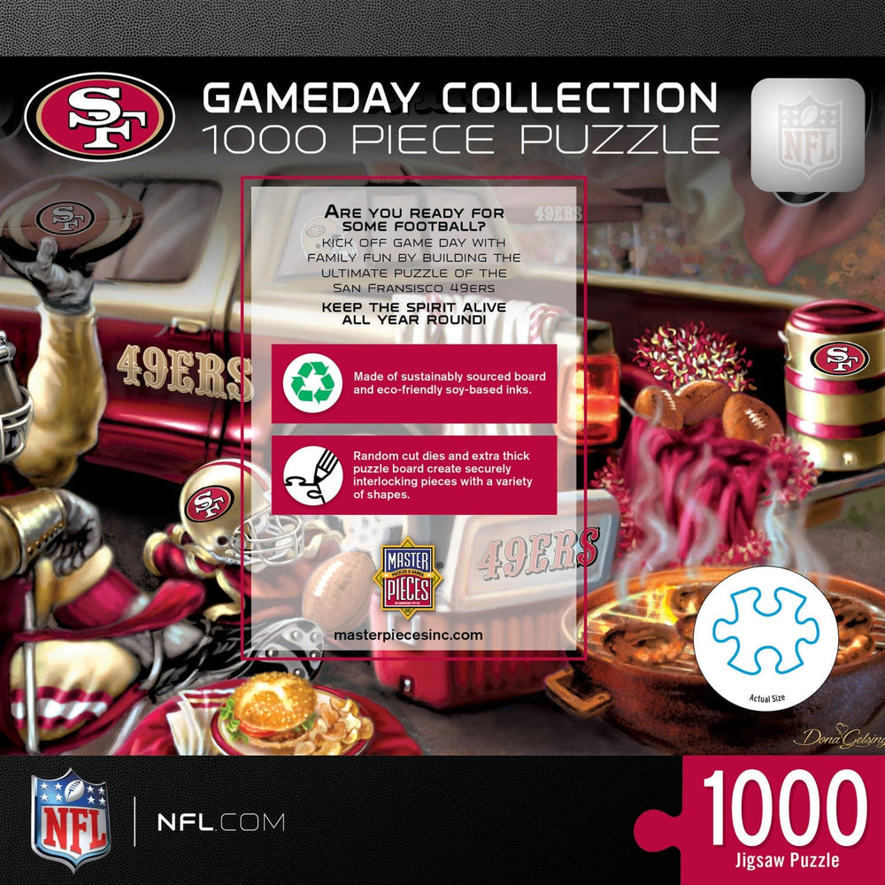 San Francisco 49ers - Gameday 1000 Piece Jigsaw Puzzle (ONLINE ORDER ONLY)