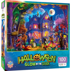 Halloween Glow in the Dark - Trick or Treat 100 Piece Jigsaw Puzzle (ONLINE ORDER ONLY)