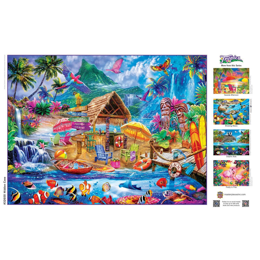 Tropics - Hidden Cove 300 Piece EZ Grip Jigsaw Puzzle (ONLINE ORDER ONLY)
