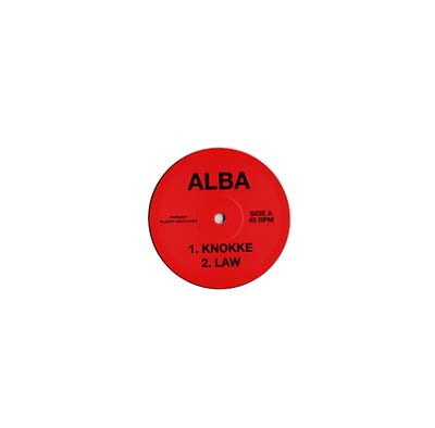 ALBA - Knokke/Law [Vinyl] (ONLINE ORDER ONLY)