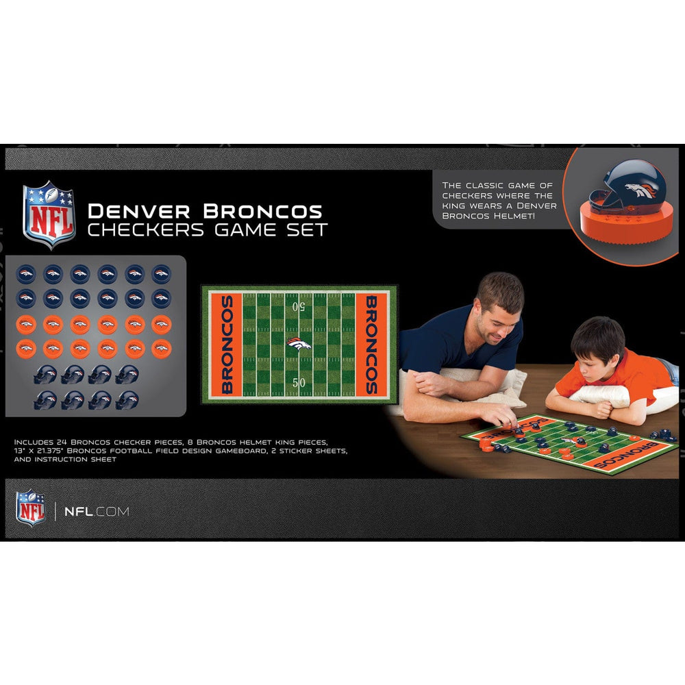 Denver Broncos Checkers Board Game (ONLINE ORDER ONLY)