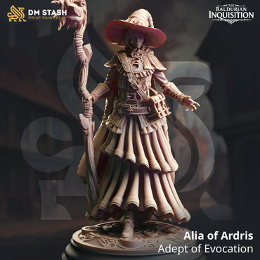 Alia of Ardris, Adept of Evocation (Female Human Wizard) (Online Order Only)