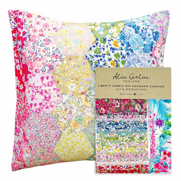 Liberty Tana Lawn® Patchwork Cushion Kit – English Paper Piecing (EPP) Beginner Project (ONLINE ORDER ONLY)