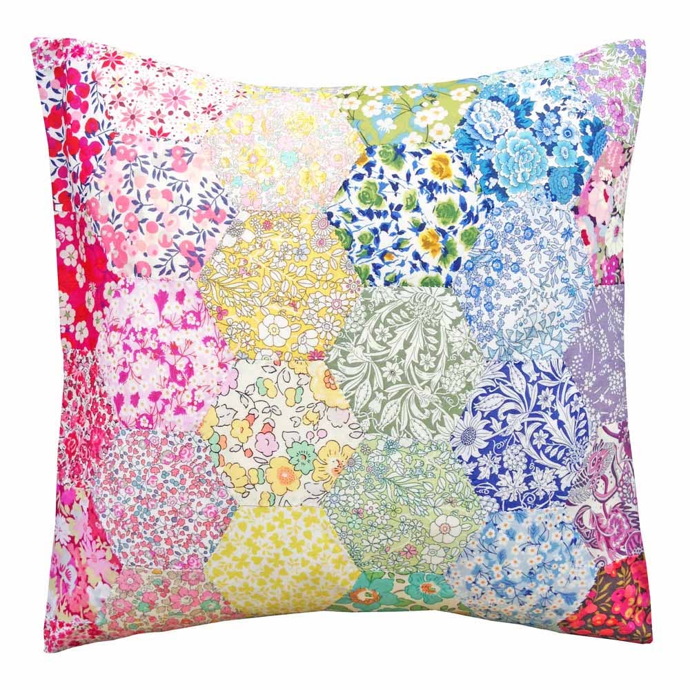 Liberty Tana Lawn® Patchwork Cushion Kit – English Paper Piecing (EPP) Beginner Project (ONLINE ORDER ONLY)