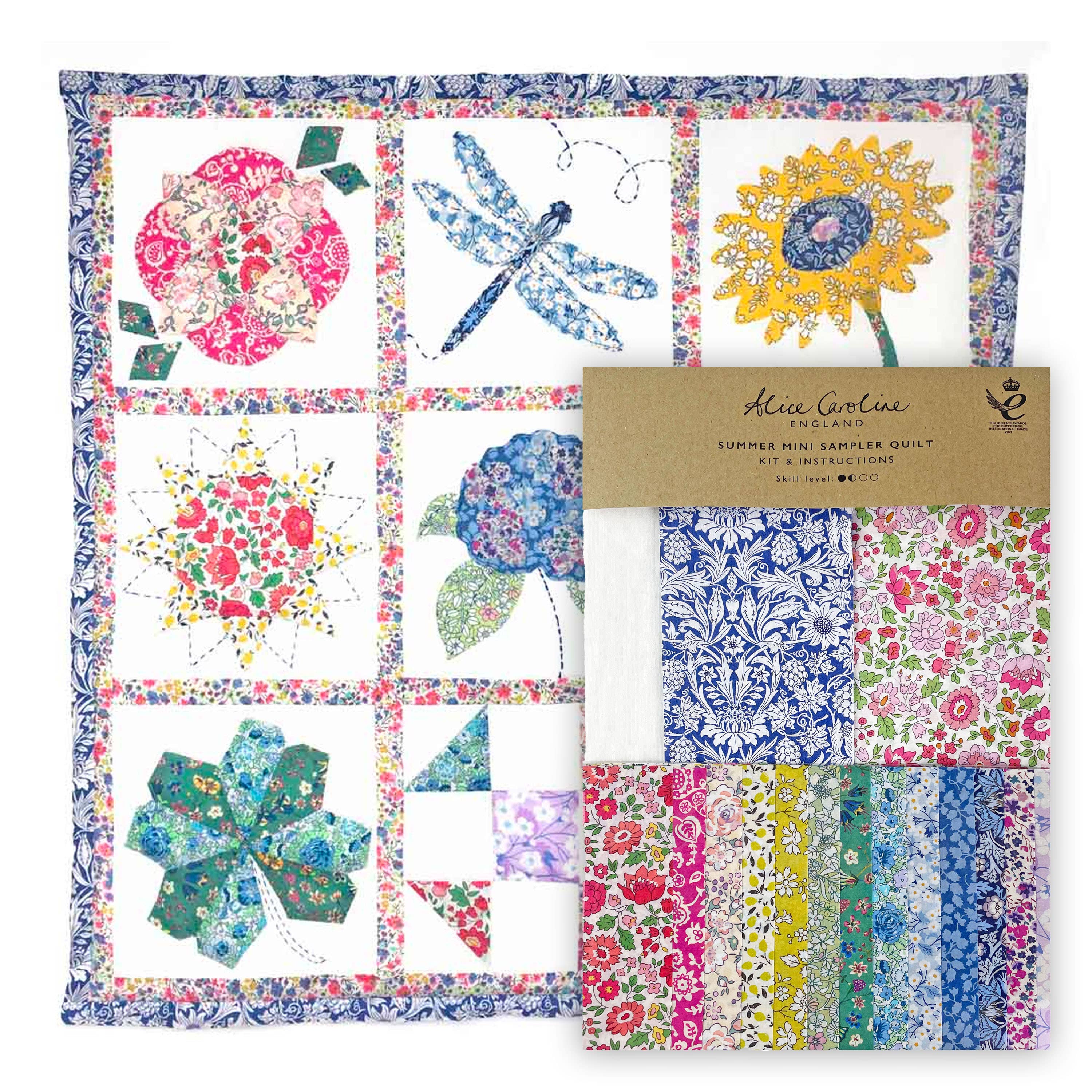 Liberty Tana Lawn® Spring Mini Quilt Kit – A Cheerful Hand & Machine Sewing Project (ONLINE ORDER ONLY)