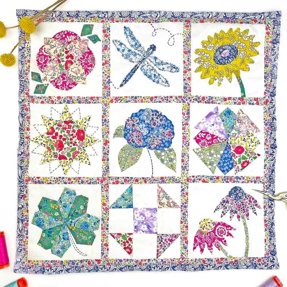 Liberty Tana Lawn® Spring Mini Quilt Kit – A Cheerful Hand &amp; Machine Sewing Project (ONLINE ORDER ONLY)
