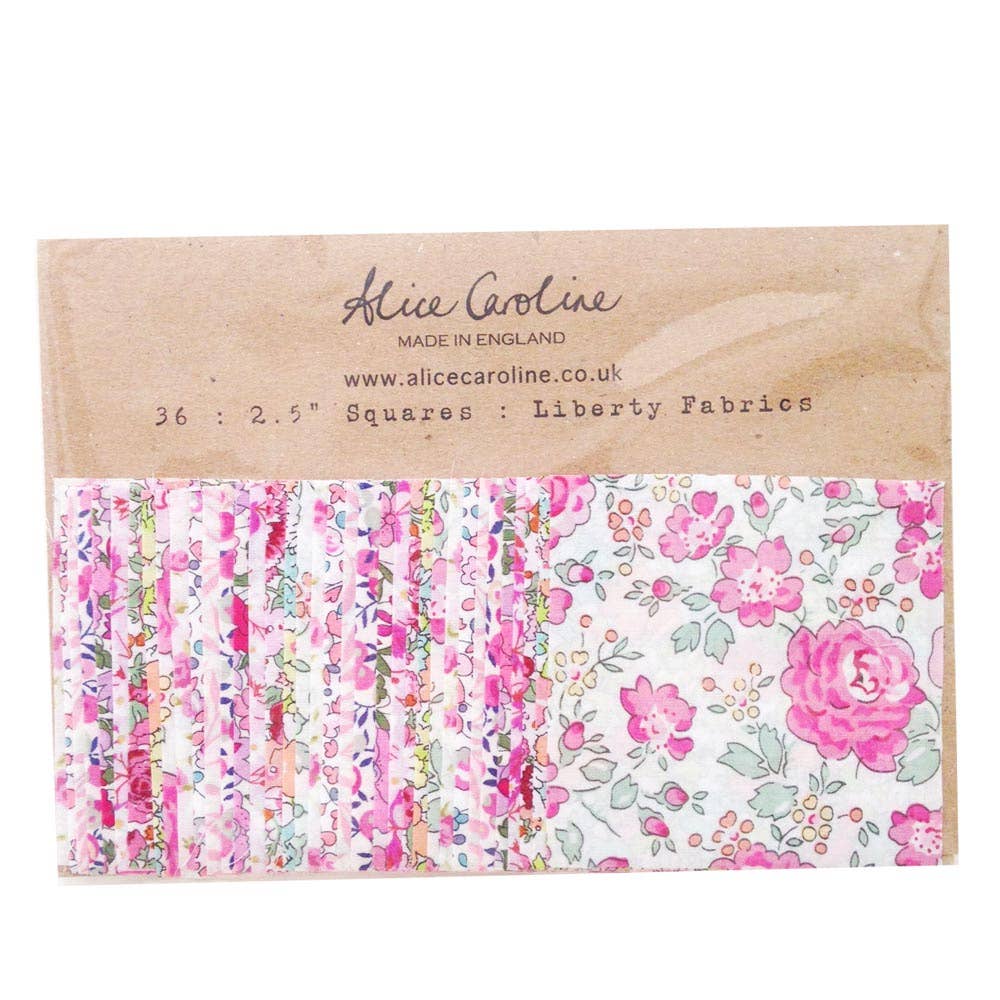 Liberty Tree Mini Patchwork Square Fabric Kits – Set of 36 Squares (ONLINE ORDER ONLY)