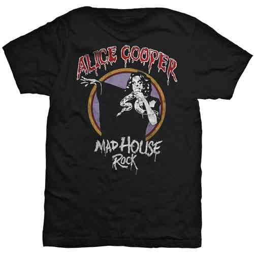 Alice Cooper - Mad House Rock [T-Shirt] (ONLINE ORDER ONLY)