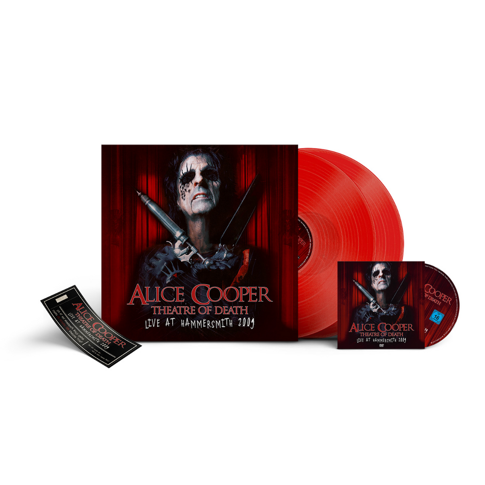 Alice Cooper - Theatre Of Death: Live At Hammersmith 2009 (With DVD, Colored Vinyl, Red) (2 Lp's) [Vinyl] (ONLINE ORDER ONLY)