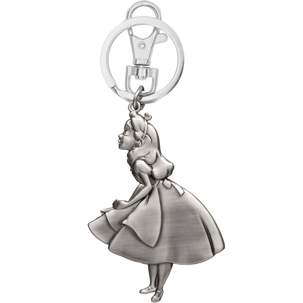 Disney Alice in Wonderland Large Pewter Keychain (Online Order Only)