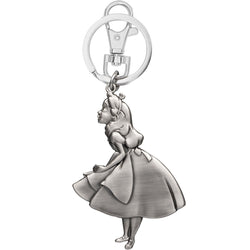 Disney Alice in Wonderland Large Pewter Keychain (Online Order Only)