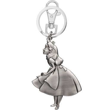 Disney Alice in Wonderland Large Pewter Keychain (Online Order Only)