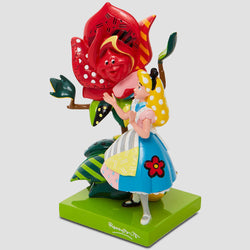 Disney Alice in Wonderland "Alice with Flower" Statue by Britto Pop Art (Online Order Only)