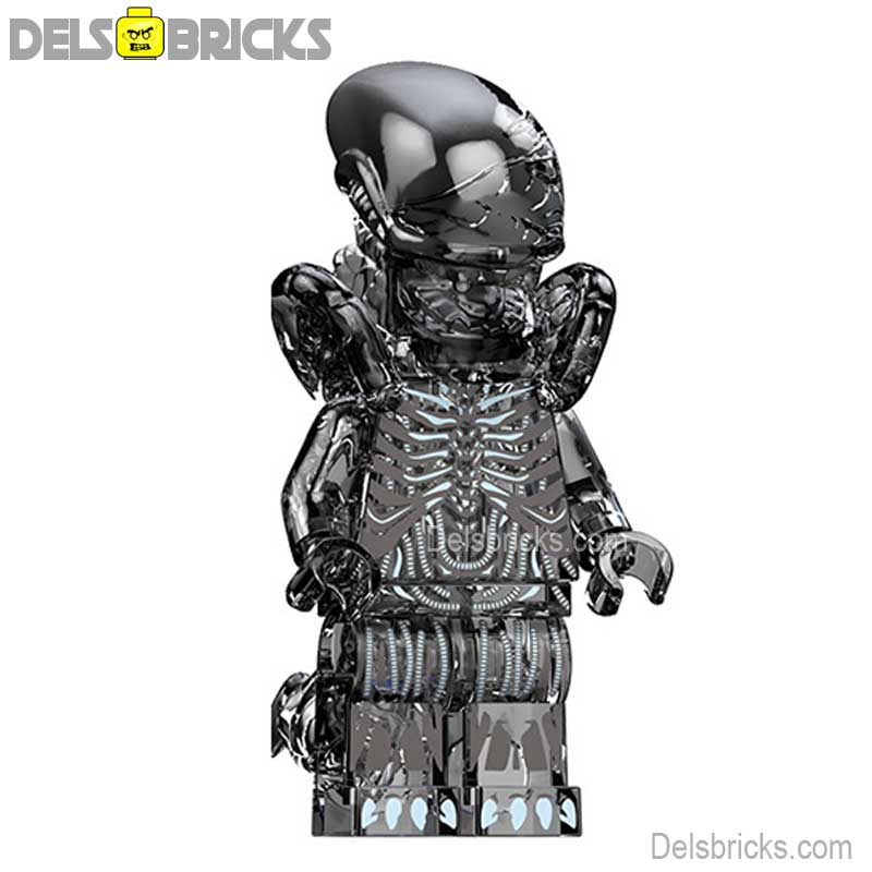 Aliens Xenomorph transparent black Lego Minifigures custom toys (ONLINE ORDER ONLY)