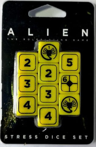 Alien RPG Stress Dice (ONLINE ORDER ONLY)