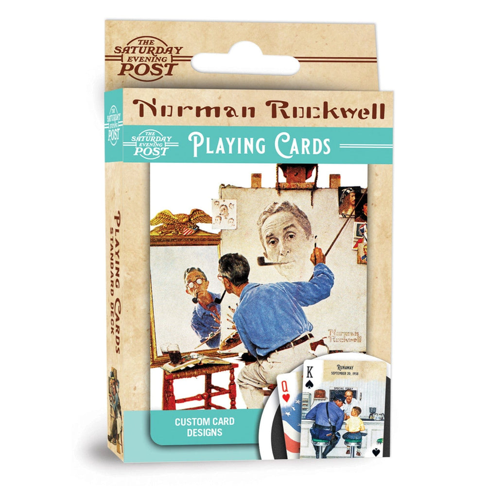 Saturday Evening Post - Norman Rockwell Playing Cards - 54 Card Deck (ONLINE ORDER ONLY)