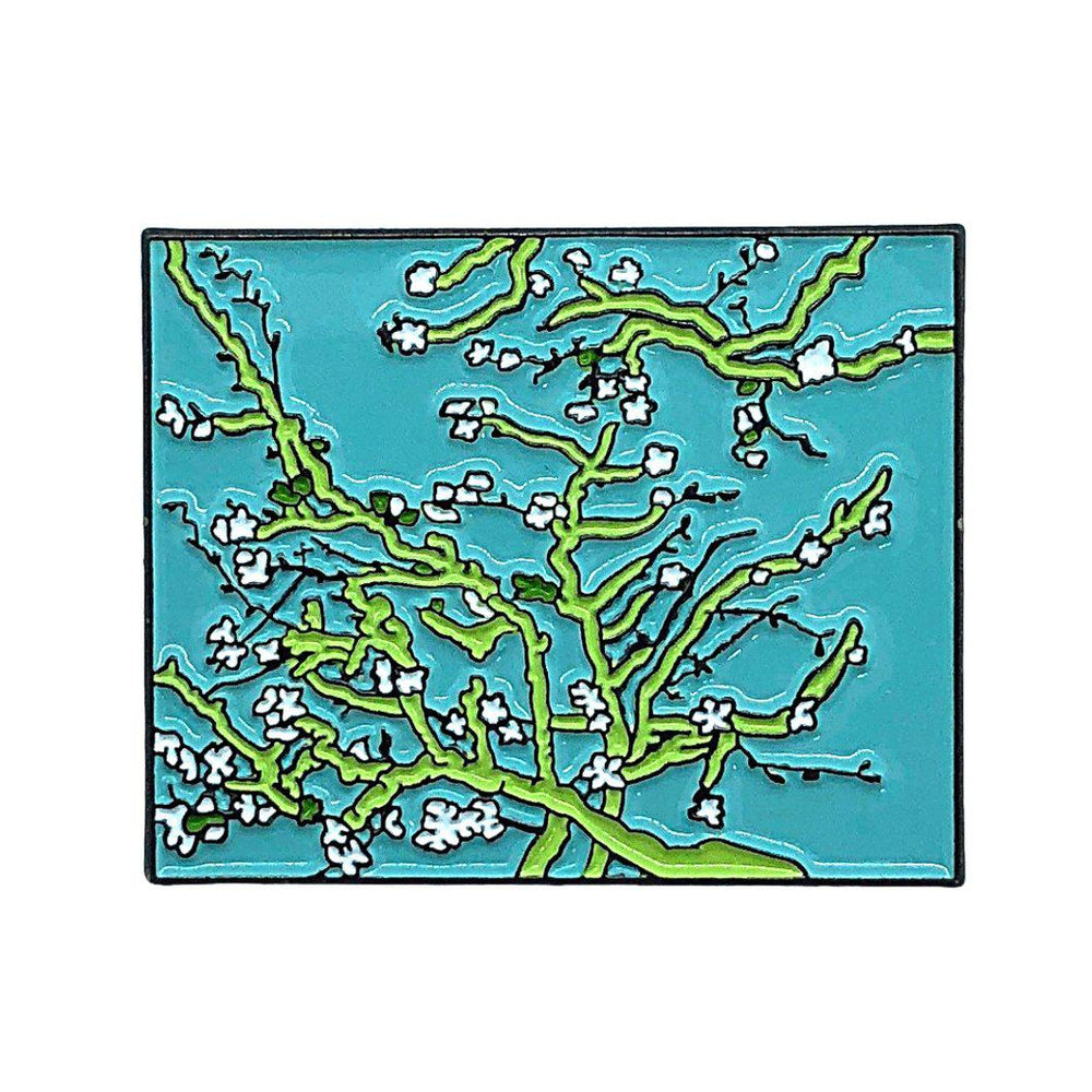 Almond Blossom by van Gogh Enamel Pin - Today is Art Day (ONLINE ORDER ONLY)