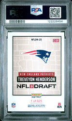 Graded 2025 Panini Instant TreVeyon Henderson #NFLDN25 NFL Draft Night Rookie RC Football Card PSA 10 Gem Mint (ONLINE ORDER ONLY)