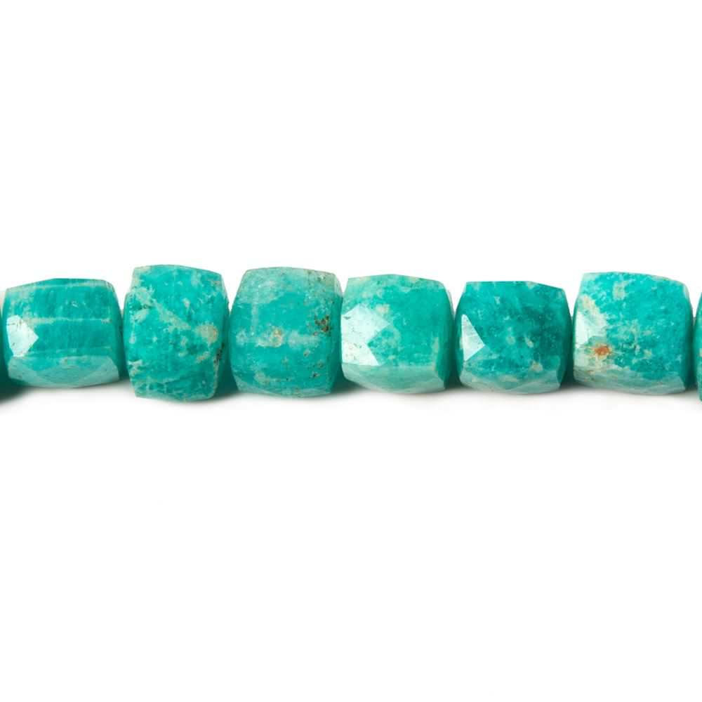 Amazonite Faceted Cube Beads (ONLINE ORDER ONLY)
