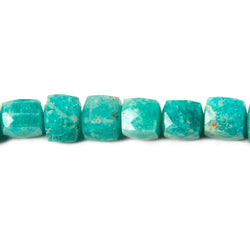 Amazonite Faceted Cube Beads (ONLINE ORDER ONLY)