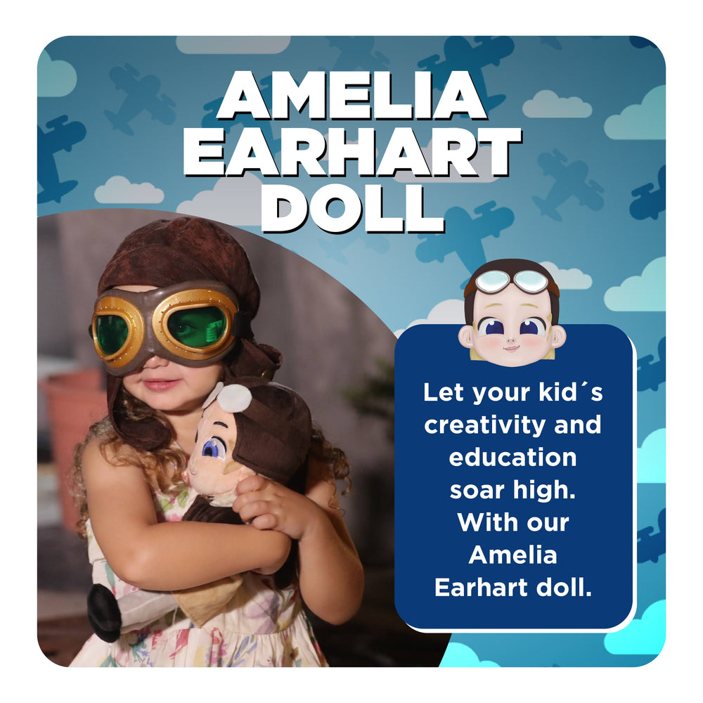 Amelia Earhart Adventure Plush Doll: Inspiring and Interactive (ONLINE ORDER ONLY)