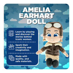 Amelia Earhart Adventure Plush Doll: Inspiring and Interactive (ONLINE ORDER ONLY)